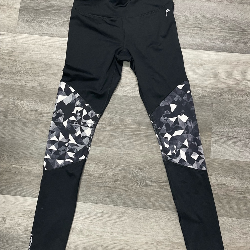 Head Black and Gray Geometric women’s Leggings